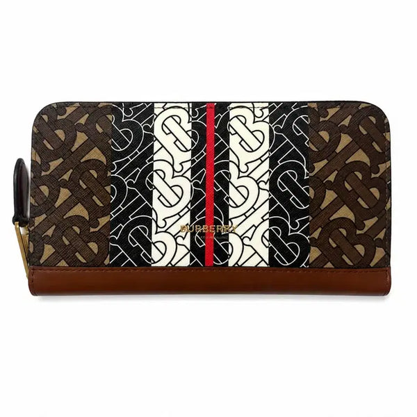 [BUNJANG] Burberry Monogram Stripe Long Wallet / 버버리 모노그램 스트라이프 장지갑