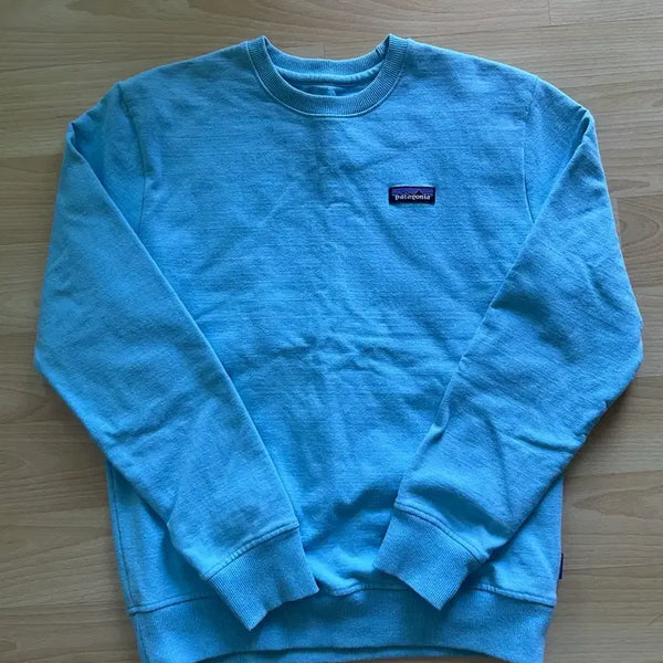 [BUNJANG] Patagonia Sky Blue Sweatshirt / 파타고니아 하늘색 맨투맨
