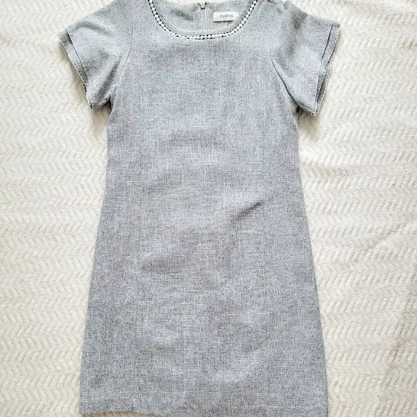 [BUNJANG] Clavis Linen Short Sleeve Dress - Size 55 / 클라비스 반팔원피스 55사이즈