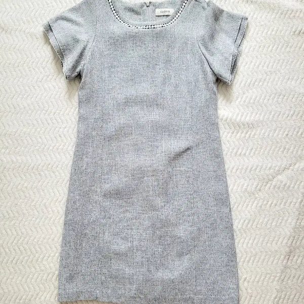 [BUNJANG] Clavis Linen Short Sleeve Dress - Size 55 / 클라비스 반팔원피스 55사이즈