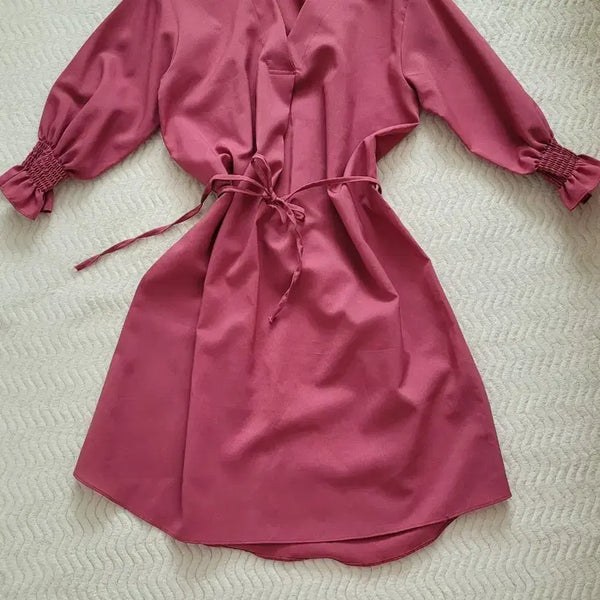 [BUNJANG] StyleSoop Unlined One-Piece Dress Free Size / 스타일숲 홑겹 원피스 프리사이즈
