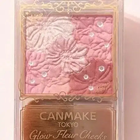 [BUNJANG] Canmake Glow Fleur Cheek Blusher B02 Rose Ballerina / 새상품)캔메이크 B02 로즈발레리나 글로우 플뢰르 치크블러셔 여쿨로즈핑크