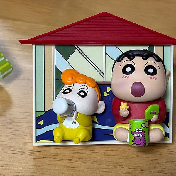 [BUNJANG] Crayon Shin-chan Magnet Frame Figure / 짱구 마그넷 액자 피규어