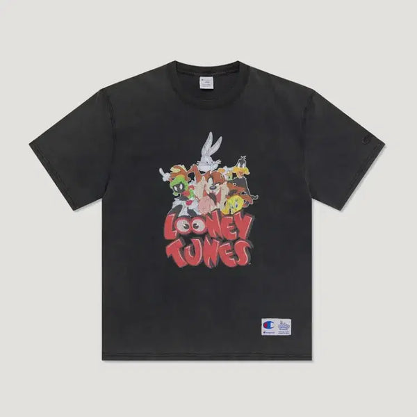 [BUNJANG] Champion x Looney Tunes Graphic T-Shirt / 챔피온X루니툰즈 그래픽 반팔 티셔츠