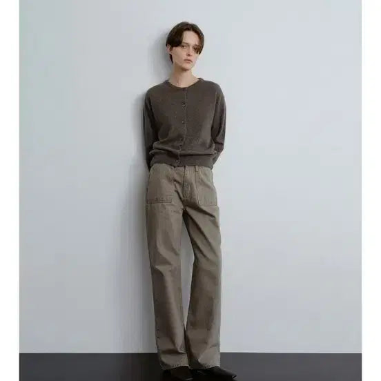 [BUNJANG] BLU BRICK Pocket Straight Denim Pants Beige Size 1 / 블루브릭 포켓 스트레이트 데님 베이지 short 1사이즈