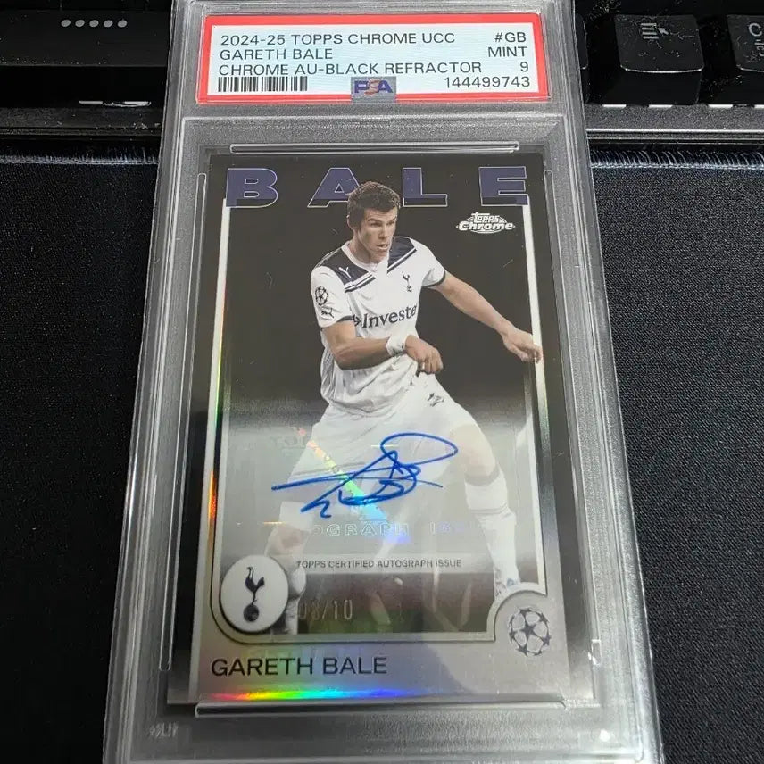 [BUNJANG] PSA 9 2024-25 Topps Chrome Gareth Bale Auto Black 1/10 / PSA 9등급 2024-25 탑스 크롬 가레스 베일 오토 블랙 10한정