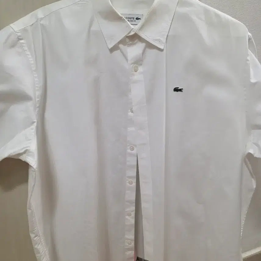 [BUNJANG] Lacoste White Shirt / 라코스테 셔츠 화이트