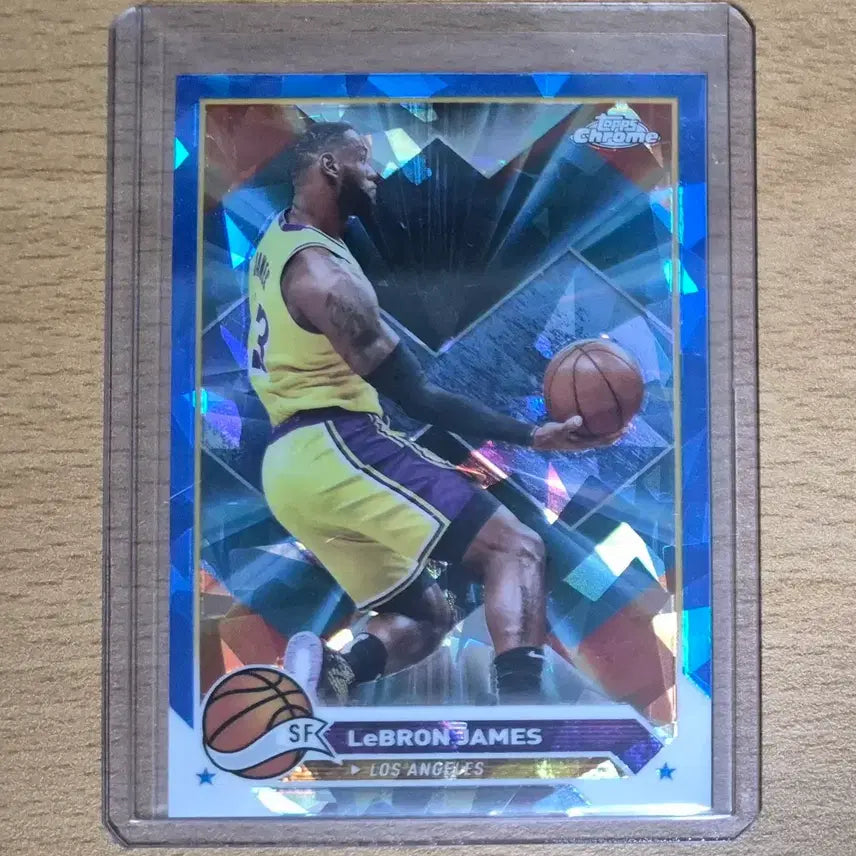 [BUNJANG] 2024 NBA Topps Chrome Sapphire LeBron James Los Angeles Lakers Card / NBA 2024 탑스크롬 사파이어 LA레이커스 르브론 제임스 카드 판매