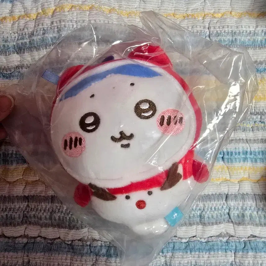 [BUNJANG] Chiikawa Hachiware Mascot Plush / 치이카와 세븐쿠지 하치와레 마스코트