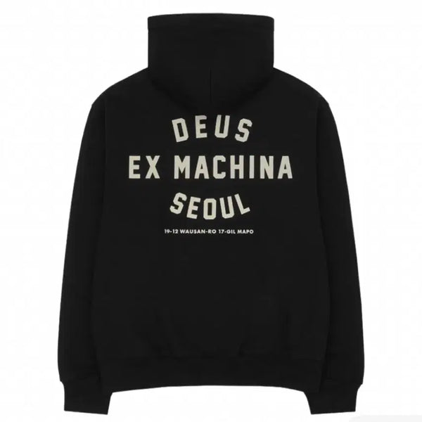 [BUNJANG] Deus Ex Machina Seoul Hoodie Black L / 데우스 후드티 서울 블랙 L