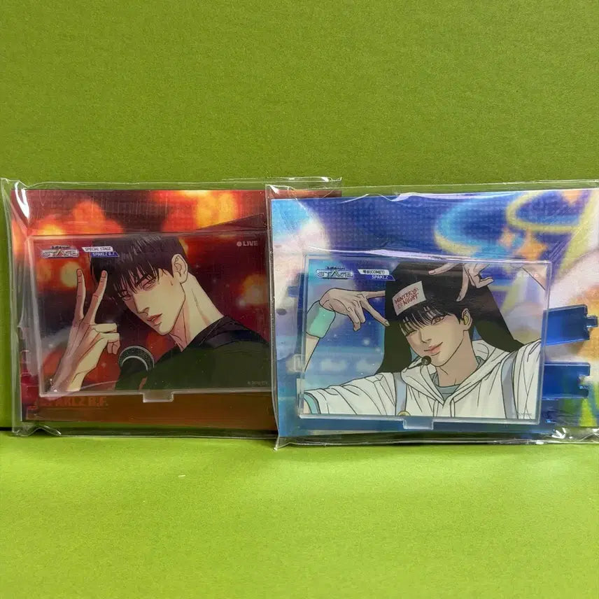 [BUNJANG] Sparkles YH Collection Yunsungho Baeknagaem 2 Types Stand / 스파클즈 야화첩 직캠 스탠드 윤승호 백나겸 2종 (포토카드 XX)