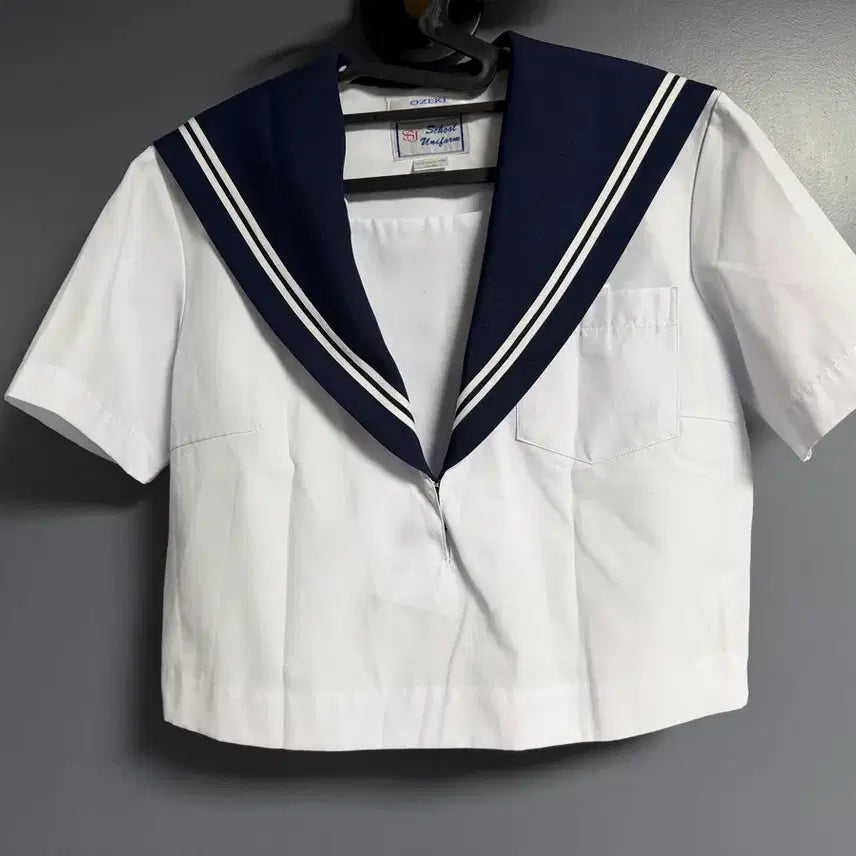 [BUNJANG] Japanese Sailor Uniform (Serabok) with Scarf / 일본 교복 세라복
