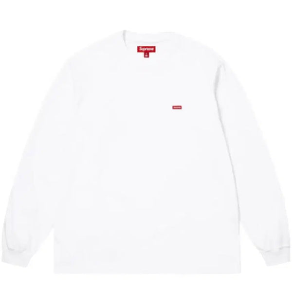 [BUNJANG] Supreme Small Box Logo Long Sleeve T-Shirt White / M) 슈프림 스몰 박스 롱슬리브 티셔츠 화이트 26SS