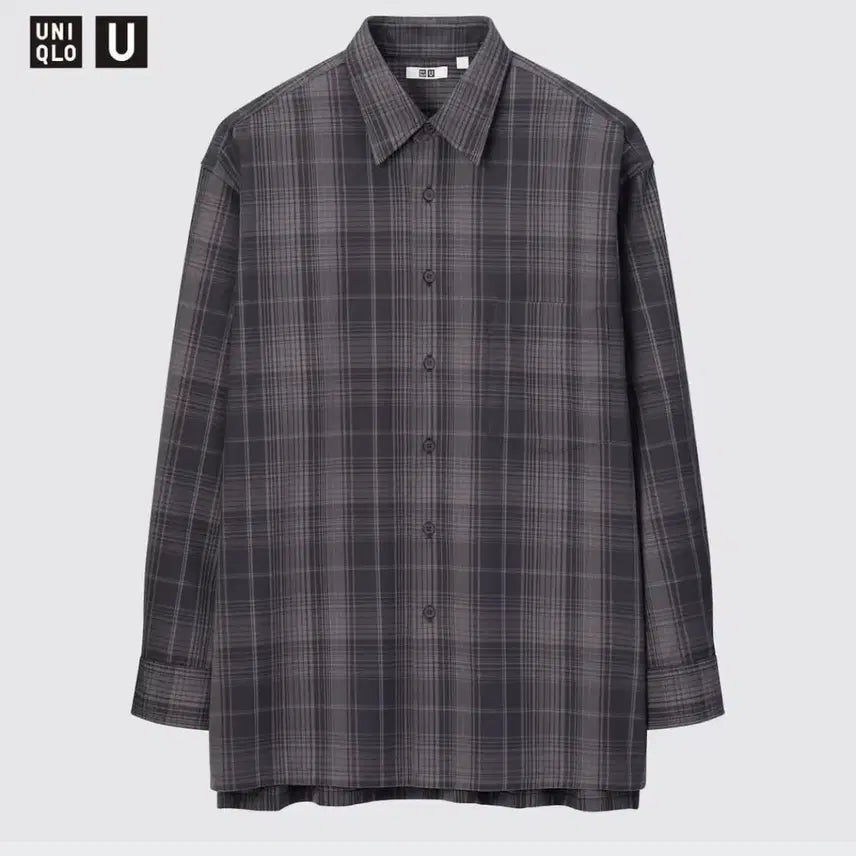 [BUNJANG] Uniqlo U Flannel Oversized Check Shirt / 유니클로 U 플란넬 오버사이즈 체크 셔츠