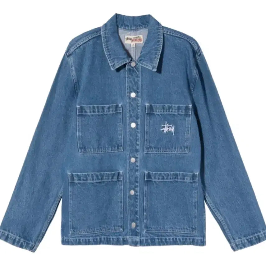 [BUNJANG] Stussy Denim Chore Jacket / M) 스투시 데님 초어 자켓