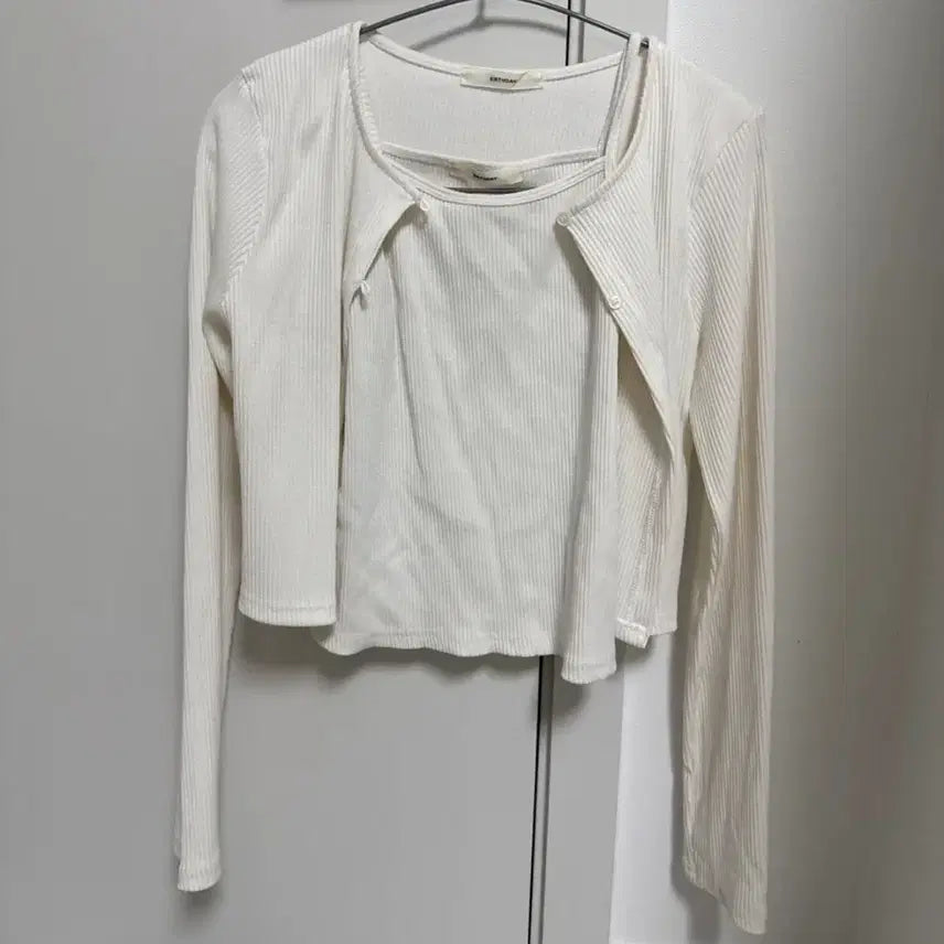 [BUNJANG] Cardigan and Camisole Set / 가디건 +나시 세트