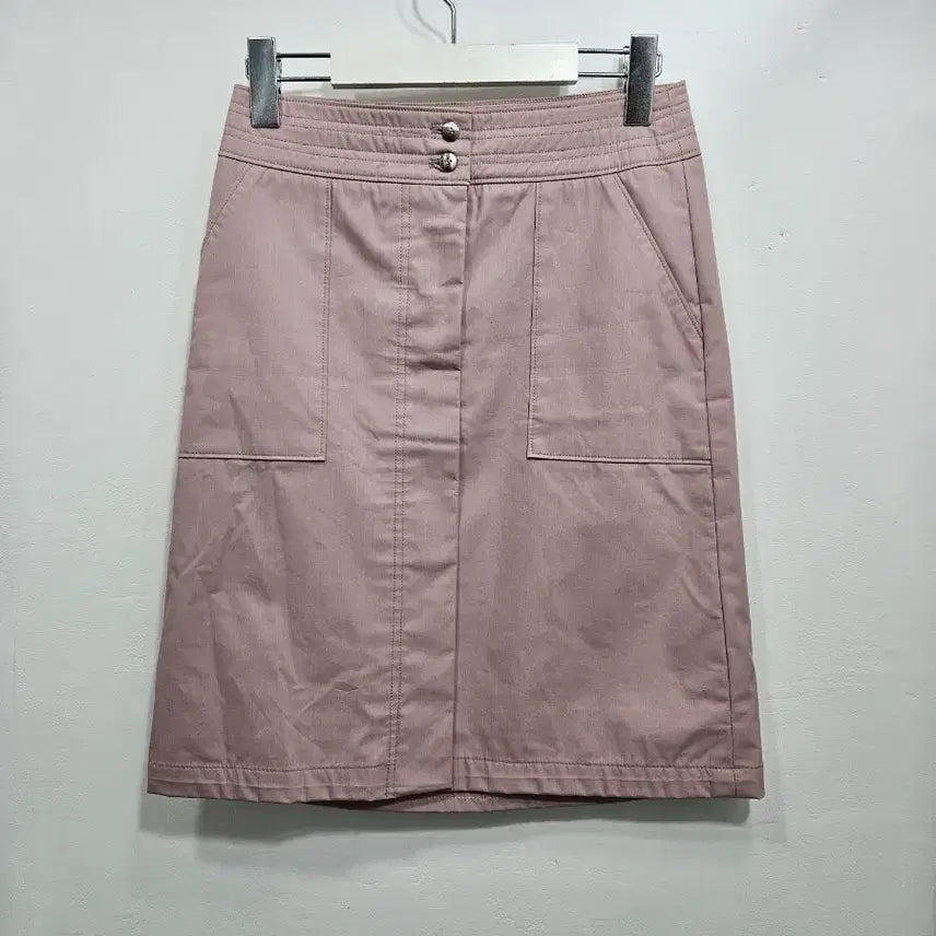 [BUNJANG] TIME POSTMODERN Strawberry Milk Pocket Midi Skirt / 타임 포스트모던 포켓 스커트, 딸기우유