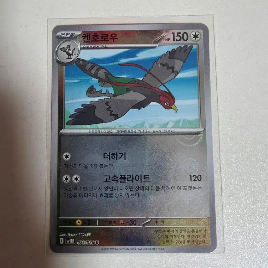 [BUNJANG] Pokemon Card - Kenhrou, Monster Ball 075/086 / 포켓몬카드 켄호로우 몬스터볼 075/086