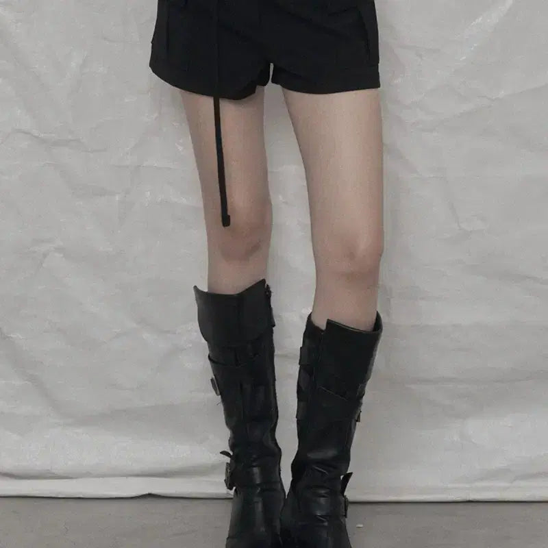 [BUNJANG] ANIV Pocket Micro Short Pants Black / 어니브 ANIV POCKET MICRO SHORT PANT BLACK