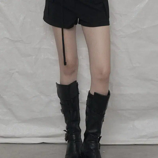 [BUNJANG] ANIV Pocket Micro Short Pants Black / 어니브 ANIV POCKET MICRO SHORT PANT BLACK