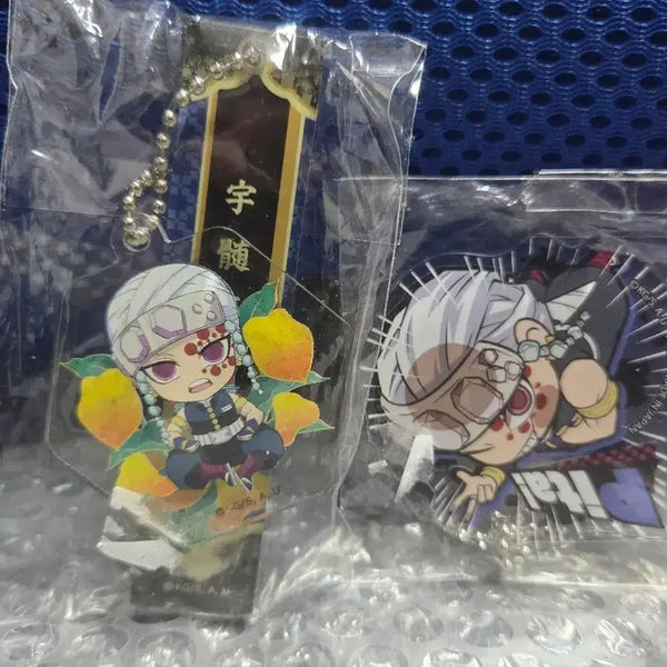 [BUNJANG] Demon Slayer Tengen Uzui Keychain Bundle Set (Sealed) / 귀멸의 칼날 우즈이 텐겐 키링 미개봉 일괄세트