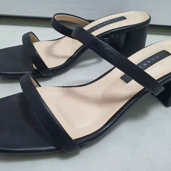 [BUNJANG] Korean Made Strap Sandals Black 245mm / 국산 스트랩 샌들 245사이즈 블랙