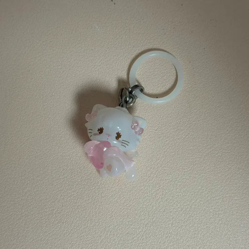 [BUNJANG] Mikko Majirushi Mikko Characters Cat Mousse Keychain / 미코 메지루시 키링 밋코 캐릭터즈 고양이 무스 판매 양도