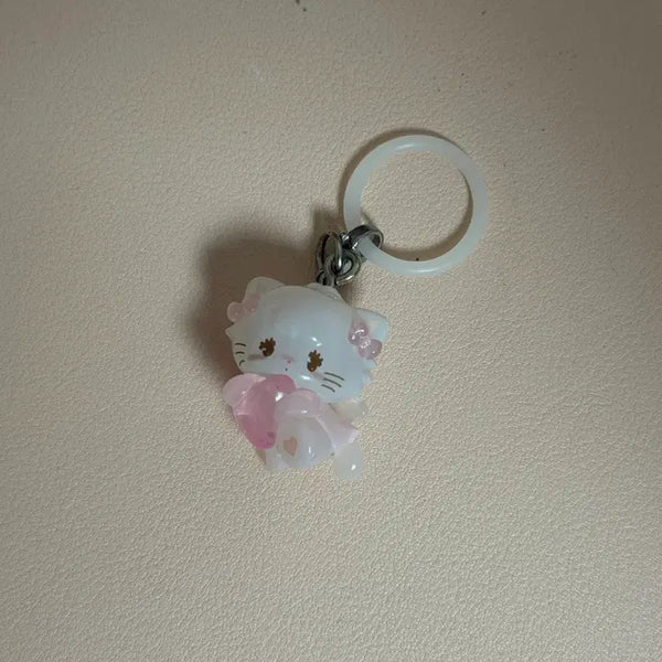 [BUNJANG] Mikko Majirushi Mikko Characters Cat Mousse Keychain / 미코 메지루시 키링 밋코 캐릭터즈 고양이 무스 판매 양도