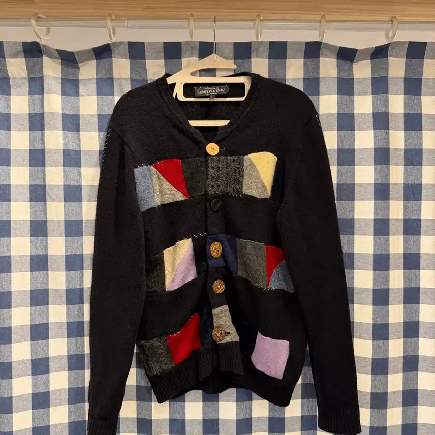 [BUNJANG] Geoffrey B. Small Patchwork Cardigan / geoffrey b small 패치워크 가디건
