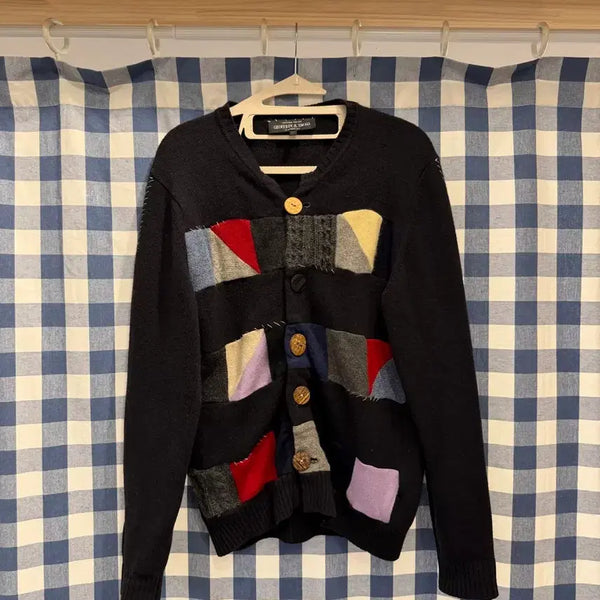[BUNJANG] Geoffrey B. Small Patchwork Cardigan / geoffrey b small 패치워크 가디건