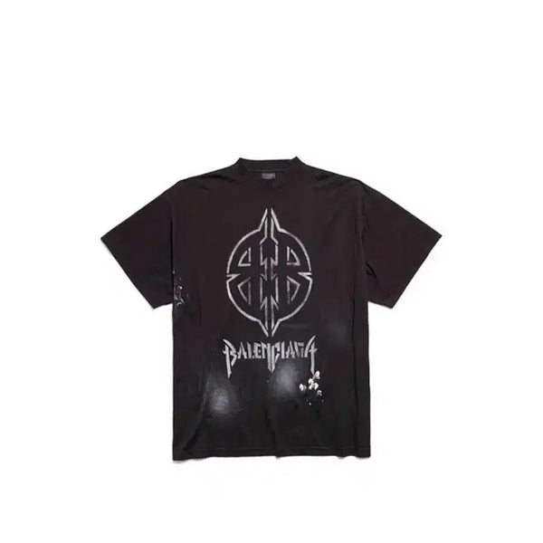 [BUNJANG] Balenciaga Metal Stencil T-Shirt Size 4 / 발렌시아가 메탈 스텐실 티셔츠 4사이즈