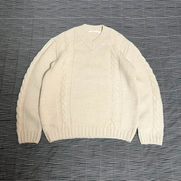 [BUNJANG] TheOpen Product Oversized Heavy Wool Sweater Size 1 / 더오픈프로덕트 오버사이즈 헤비울 스웨터 1size