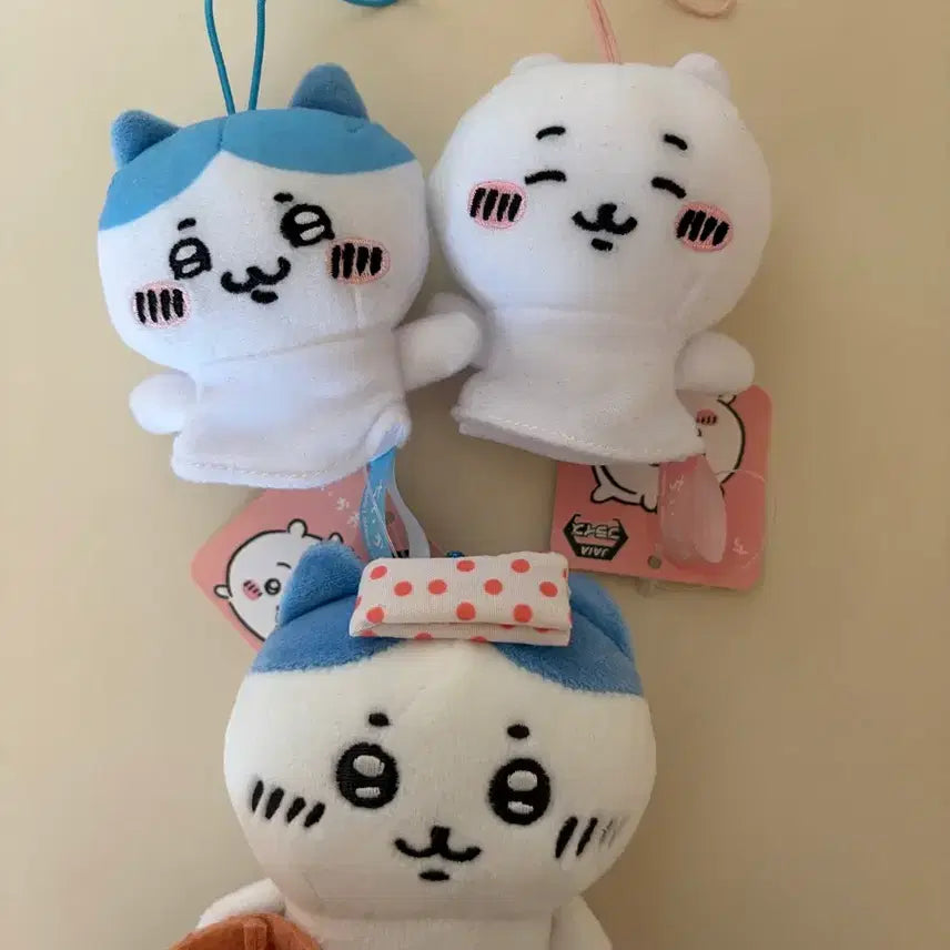 [BUNJANG] Chiikawa Hachware Onsen Mascot Puppet / [일괄]치이카와 하치와레 퍼펫 온천 마스코트