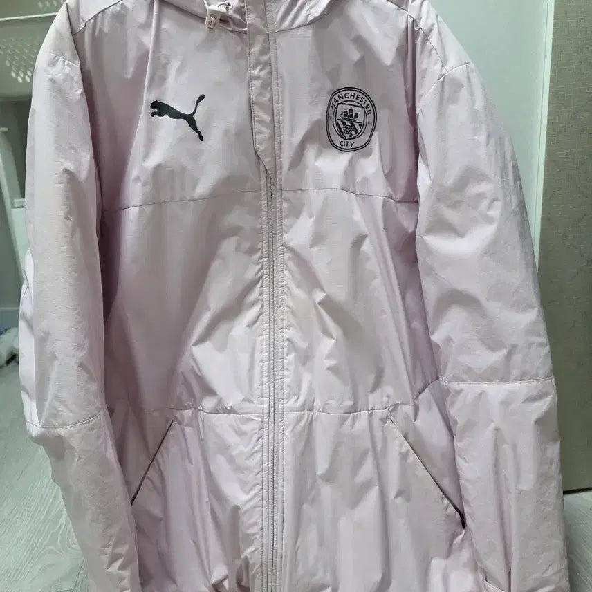 [BUNJANG] Puma Manchester City Midfield Jacket Pink / 푸마 맨체스터 시티 미드필드 자켓 핑크 해외M 판매