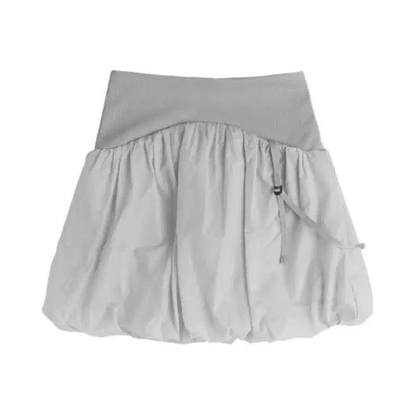 [BUNJANG] OJOS Reversible Midi Padded Skirt Grey / 오호스 리버시블 미디 패디드 스커트 그레이