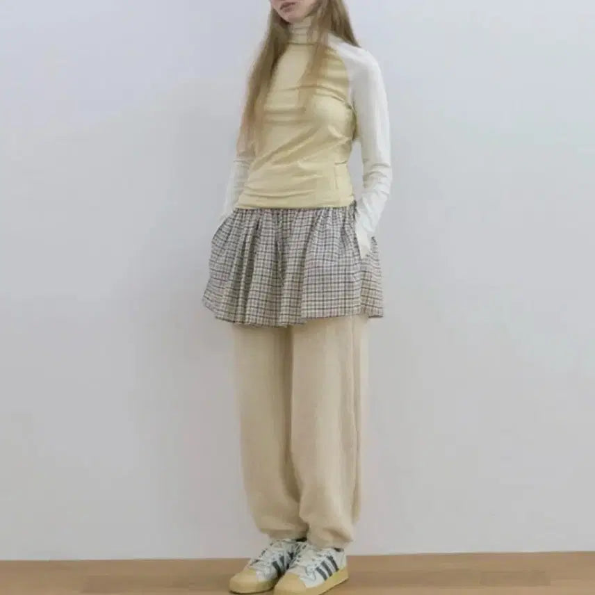 [BUNJANG] Nocontent Check Mini Skirt / 노컨텐츠Check mini skirt