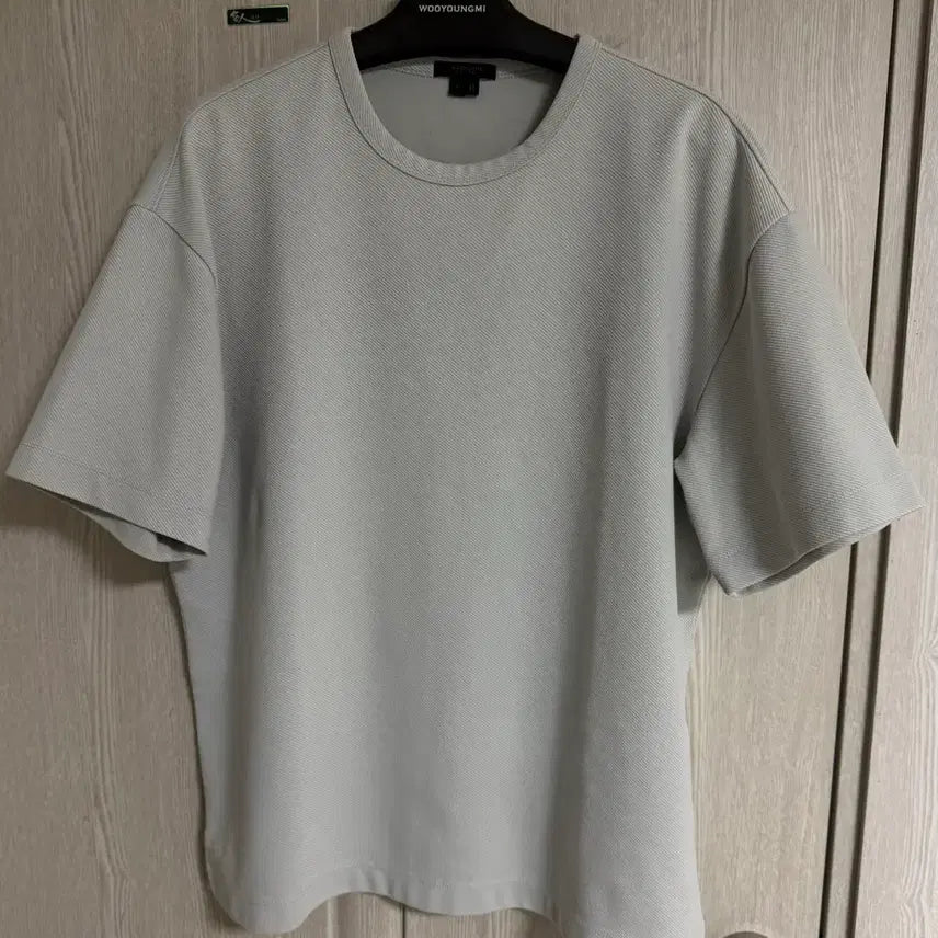 [BUNJANG] Jill Stuart New York Twill Short Sleeve T-Shirt L Size / 질스튜어트뉴욕 트윌 반팔 티셔츠 L사이즈