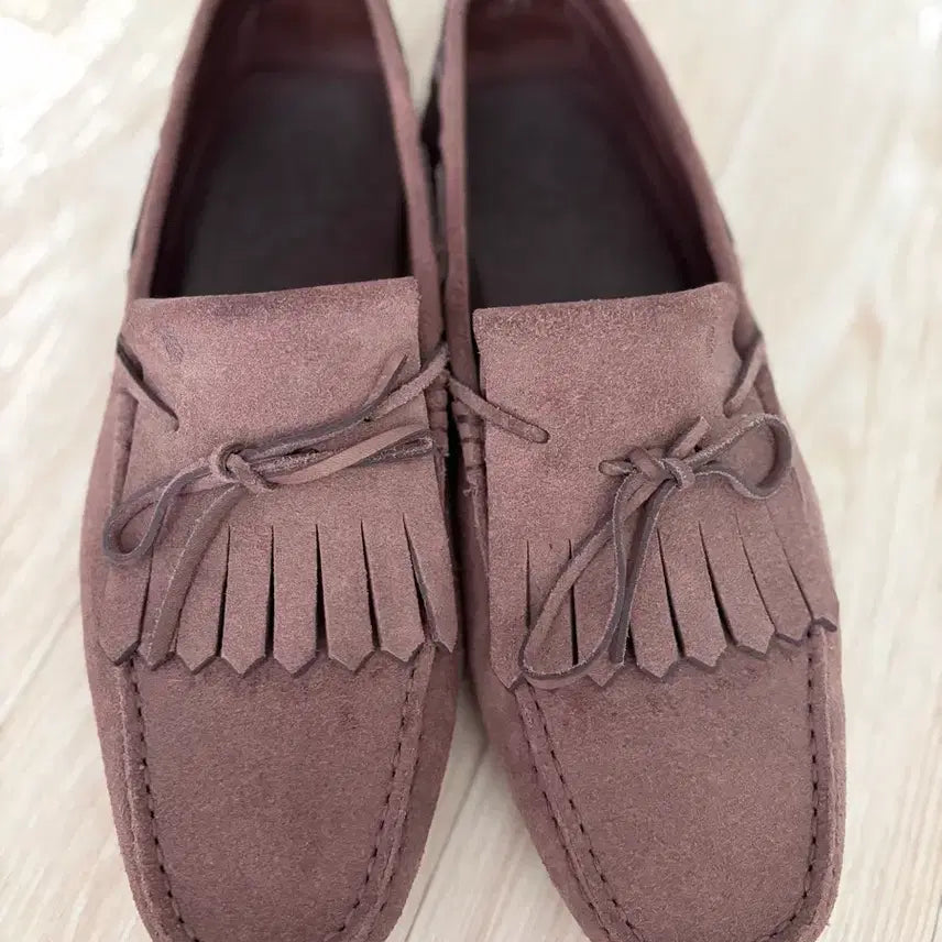 [BUNJANG] Tod's Suede Driving Shoes Purple / 토즈 드라이빙슈즈
