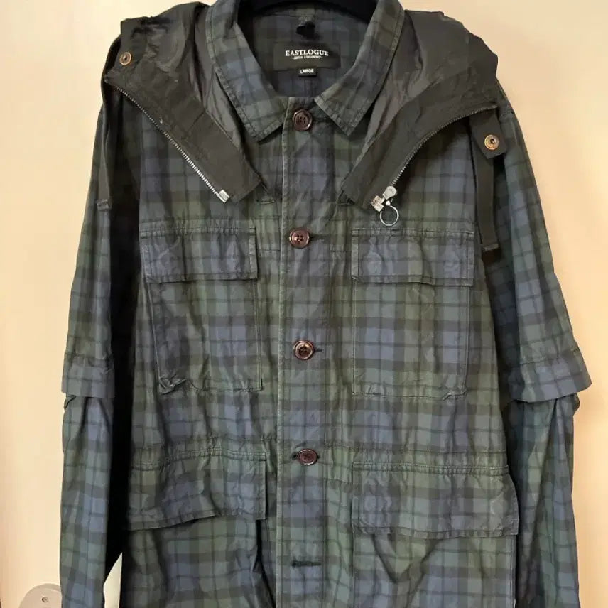 [BUNJANG] EASTLOGUE Black Watch Utility Jacket / EASTLOGUE 블랙와치 자켓