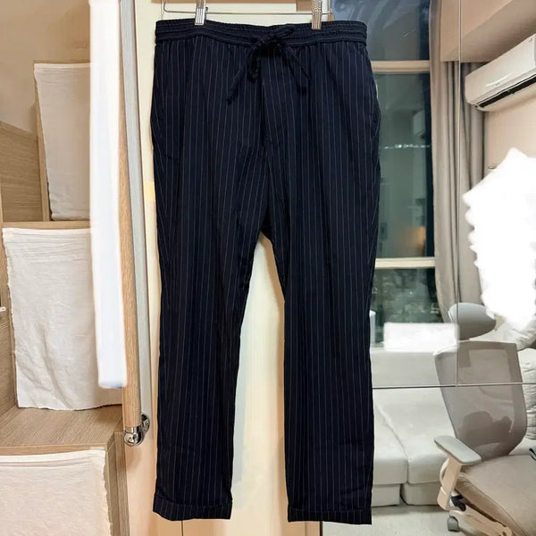 [BUNJANG] H&M Striped Washable Slacks M / H&M 스트라이프 슬랙스 M