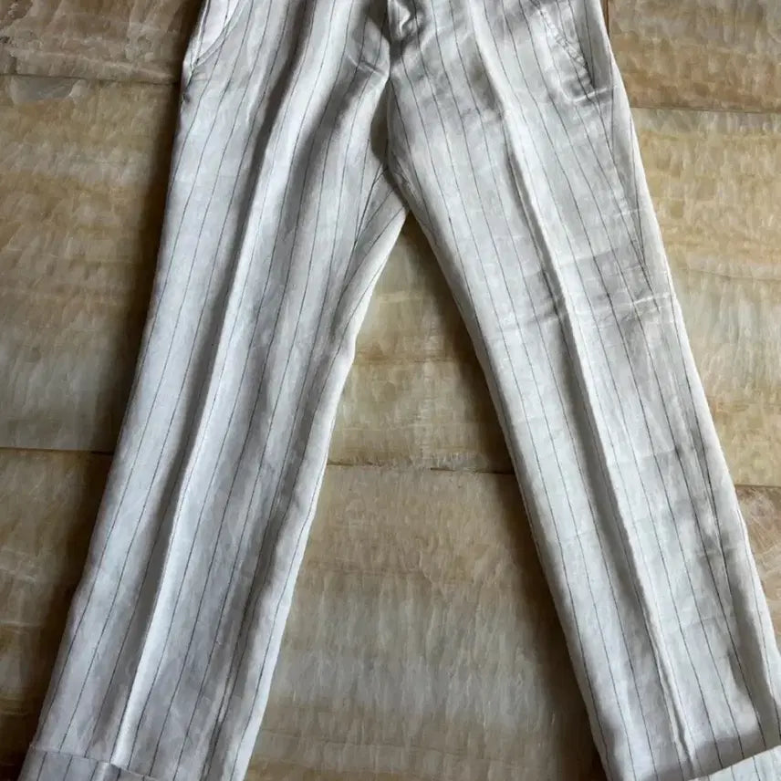 [BUNJANG] Banana Republic Linen Striped Pants / 바나나리퍼블릭 리넨 바지(새 상품)