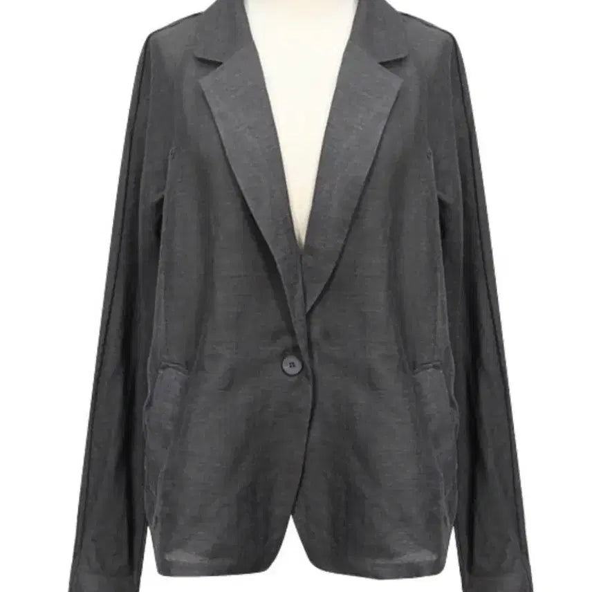 [BUNJANG] Linen Long Cardigan Jacket / 린넨 롱 가디건 겸 자켓