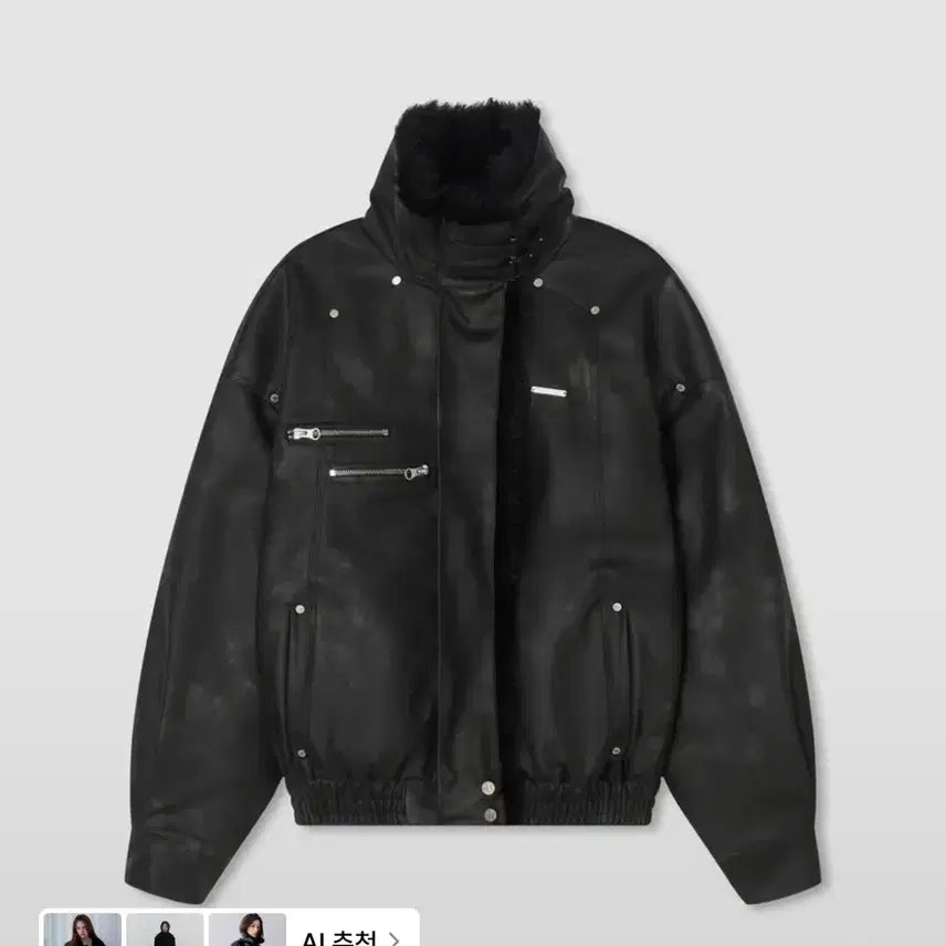 [BUNJANG] ETOOSOME Shearling Lined Jacket / 에트오소메 무스탕 퍼 점퍼