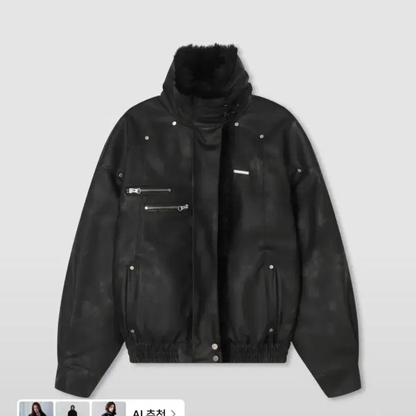 [BUNJANG] ETOOSOME Shearling Lined Jacket / 에트오소메 무스탕 퍼 점퍼