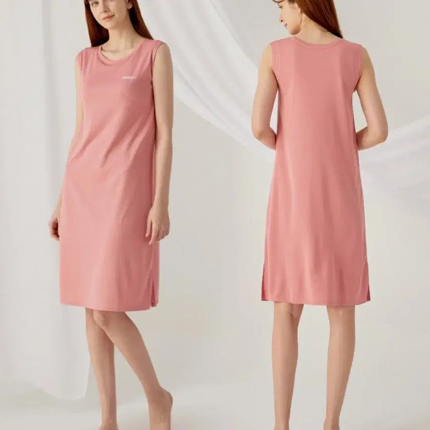 [BUNJANG] Puma Drycell Sleeveless Pajamas Pink Size S / 퓨마 드라이셀 핑크 민소매 잠옷 S