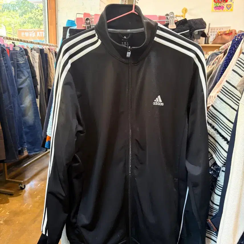 [BUNJANG] Adidas Track Top Black / 아디다스 트랙탑 블랙