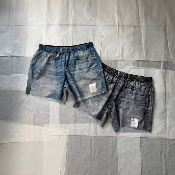 [BUNJANG] Satisfyer Peace Shell 5-inch Distance Shorts Indigo Denim / 새티스파이 피스쉘 5인치 디스턴스 쇼츠 인디고 데님