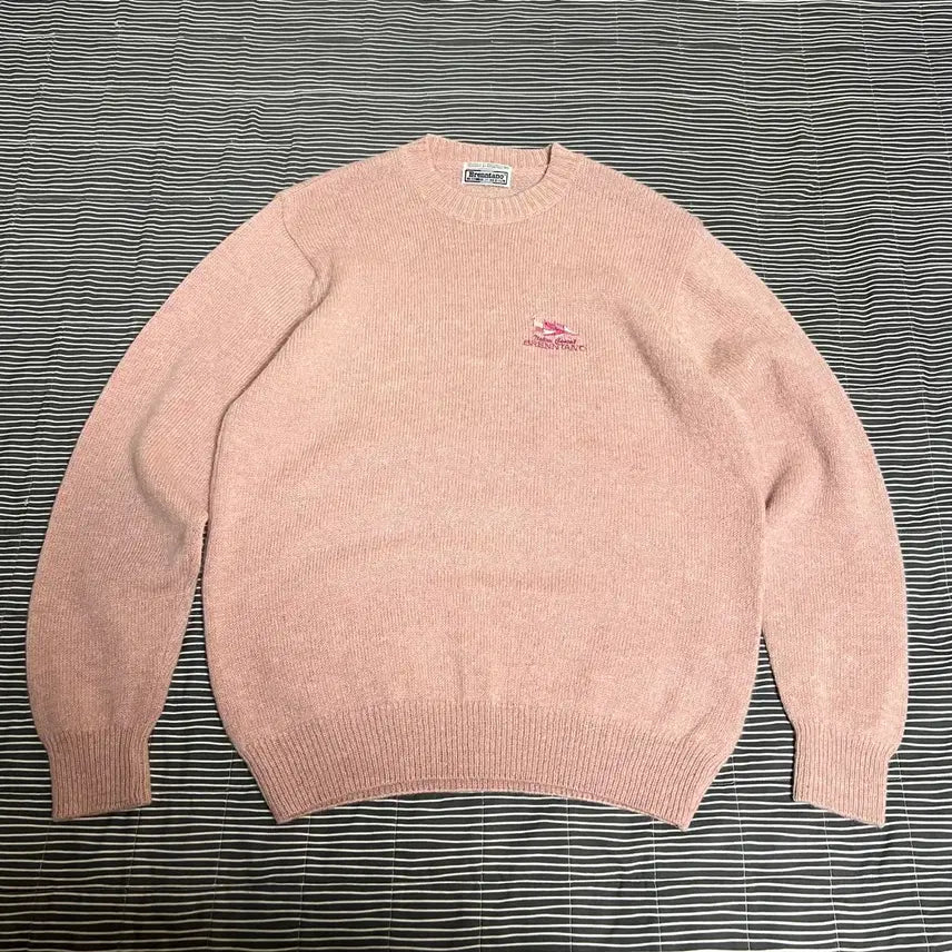 [BUNJANG] BRENTANO Wool Knit Sweater Pink M / 브렌타노 울 니트 핑크 M