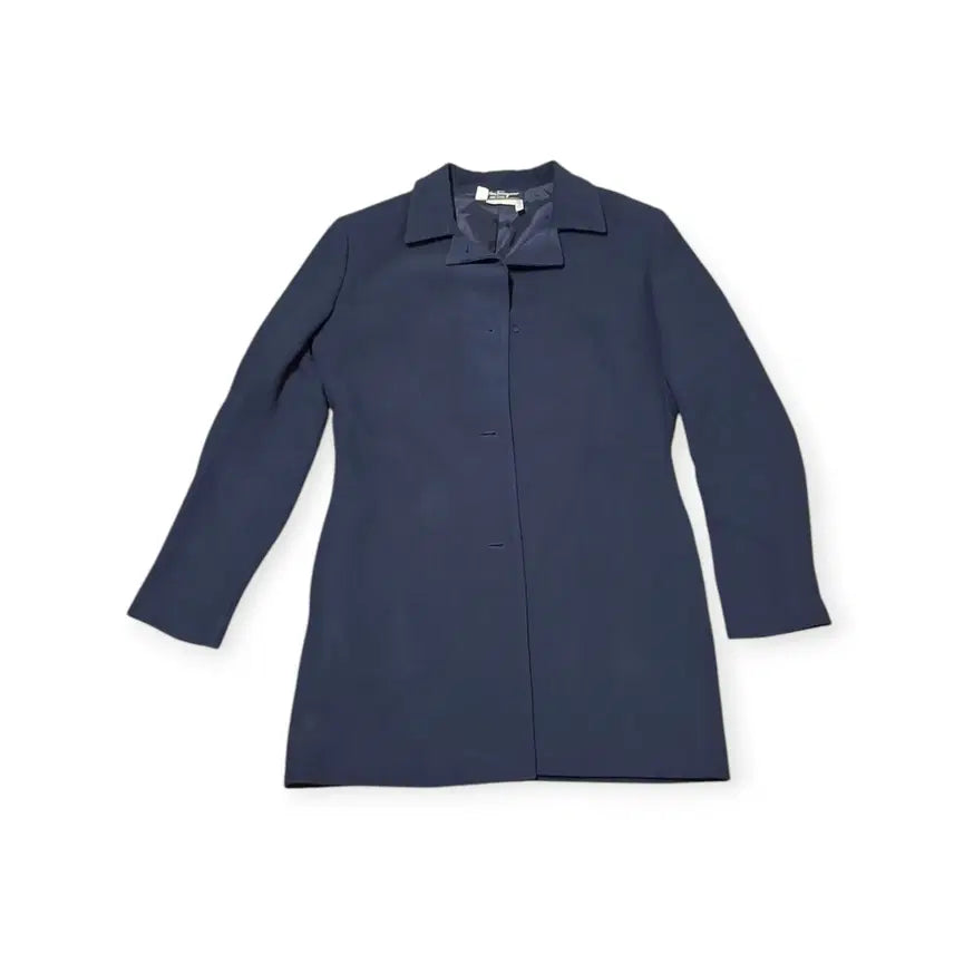 [BUNJANG] Salvatore Ferragamo Classic Silk Blend Single Coat / 42)페라가모 클래식 싱글 코트 실크80 울20 여성자켓 이태리 하프코트