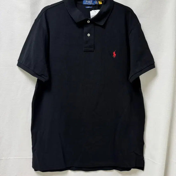 [BUNJANG] Polo Ralph Lauren Black Short Sleeve Slim Fit Polo Shirt XL / POLO 폴로 블랙 반팔 슬림핏 카라티 XL
